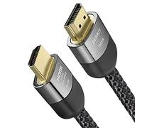 Zeskit Câble HDMI certifié 2.1 8K 48 Gbit/s 4K 120 Hz compatible avec barre de son eARC HDR10 VRR Dolby Vision Atmos HDCP 2.2 & 2.3 Gaming PS5 Xbox Series X Apple TV Roku (ultra haute vitesse, Maya