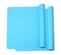 ZESLIV Lot de 2 sets de table en silicone, sets de table pour enfants, tapis de table en silicone antidérapant, imperméable à l'eau résistant à la chaleur, antidérapant, cuisine facile à nettoyer