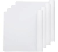 ZESLIV Lot de 4 sets de table en silicone, sets de table pour enfants, tapis de table en silicone antidérapant, imperméable à l'eau résistant à la chaleur, antidérapant, cuisine facile à nettoyer