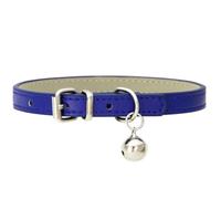 ZESLIV Pet PU Collier en Cuir Collier Chien Chat Cloche Collier Minimaliste