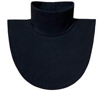 ZESLMG Dickies Col roulé détachable en coton pour femme, noir uni, One size,Adjustable