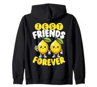 Zest Friends Forever Cute Lemon Pun Best Friends Sweat à Capuche