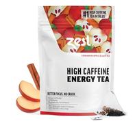 Zest Tea Comme de caféine par sac le café (20 sachets de thé) (50 grammes) 20 Sac Standup Pouch Pomme Cannelle Noir