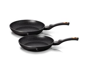 ZESTAW 2 PATELNI GRANITOWYCH 22/26cm BERLINGER HAUS BLACK ROSE BH-1644NF