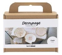 Creativ Company CC Mini Hobby Set Decoupage Mosselschelpen Light Rose