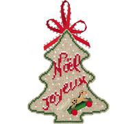 Zestaw do haftu krzyżykowego Le Bonheur des Dames "Christmas Deco Merry Christmas I", 9x10,5cm