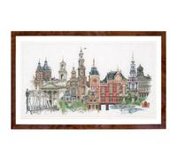 Zestaw do haftu krzyżykowego Thea Gouverneur "Amsterdam Aida", 79x50cm