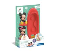 Clementoni Disney Baby - Mickey & Minnie Bath Toy Boat Set - Jeu de Bain pour Enfants 6 Mois - Caoutchouc Souple sans Trous Anti-moisissure - avec hélice pivotante - 17626