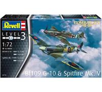 Zestaw do sklejania BF109G-10 & Spitfire MK.V Revell