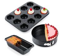 Zestaw form do pieczenia forma do chleba muffinek tortownica 3 szt.