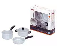 Theo Klein - Set de cuisson 9435 WMF, 3 casseroles et accessoires, jouet haute qualité, dès 3 ans