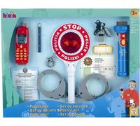Klein Set de policier 8850 Ben & Sam – 10 accessoires, lampe et bâton lumineux – Dès 3 ans