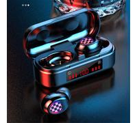 Zestaw s?uchawkowy Bluetooth bezprzewodowy zestaw s?uchawkowy V7 TWS Touch Control wodoodporne Stereo sport muzyczny zestaw s?uchawkowy 300mAh etui z funkcj? ?adowania