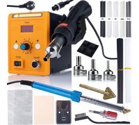 Zestaw Stacja lutownicza Hot-air Rosfix 858D + Lutownica Blue Lark 80W BL80W z zestawem akcesoriów (plastik, siatki) + Prowelder Kit Mini
