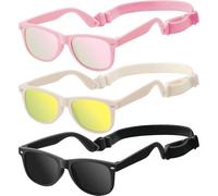 zestero Lunettes de soleil pour femmes et hommes des années 70, lunettes de soleil classiques tendance rétro pilote, lunettes de soleil vintage pour femmes, Lot de 3 roses + beige + noir, Taille