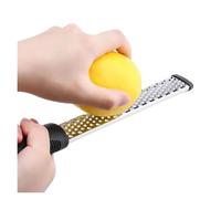 Zesteur de citron et broyeur fromage, râpe à ail qualité professionnelle, Micro plan, Zester poignée antidérapante, for gingembre, 2 pièces pour Fruits Aliments