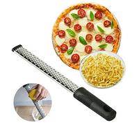 Zesteur de Citron et râpe à Fromage, râpe à Aliments portative en Acier Inoxydable avec Brosse Propre Fine, broyeur pour Parmesan, Gingembre, ail, Noix de Muscade, Agrumes, Citron Vert, Or