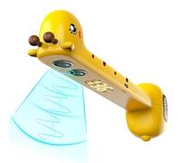 Zestivra Appareil De Mesure De Taille Ultrasonore,Appareil De Mesure De Taille Portable À Thème Girafe Cartoon | Stadiomètre Intelligent Rechargeable Pour,Pour Bébés Garçons Filles Chambre À Coucher