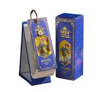 Zestivra Calendrier quotidien pour bureau - Planificateur horaire détachable - Calendrier quotidien pour salle de classe, salle à manger, dortoir, salon, chambre à coucher, étudiants,