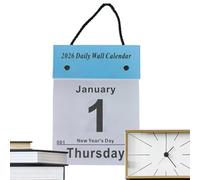 Zestivra Calendriers Muraux,Matériel de Planification d'Emploi du Temps,Calendrier d'Agenda de Planification Janvier 2026-Décembre - Pour Chambre École Voyage Appartement Dortoir Hôtel Salle De
