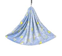 Zestivra Chaise sensorielle - en Flanelle Douce, de Nuit Lumineux, Couverture Confortable, siège Suspendu Confortable | pour Qui Brille dans la Nuit, pour Une ut