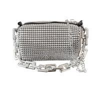 Zestivra Embrayage en strass - sac à main en, sac à main du soir brillant | Cross-bodal scintillant, petit carré avec chaîne pour fête des femmes, mariages, nuits de cocktail, rassemblements formel