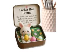 Zestivra en Peluche à Fixer comme Doudou, Mignonne de Poche dans Une boîte - Jouet inspirant avec Une Carte d'inspiration, pour la Famille et Les Amis comme Encouragement et Remplissage