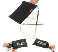 Zestivra Folding Camp Stool - Portable Fishing Seat, Foldable Travel Chair | Compact Outdoor Stool, Lightweight Sitting Tool for Gardening, Hiking Trips, Beach Relaxation, Camping Adventures