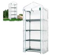 Zestivra Housse De Serre pour Jardin Surélevé,Bâche PVC pour Culture - Accessoire Anti-UV pour Jardin Terrasse Balcon Extérieur