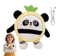 Zestivra Jouets en Peluche pour Chien - Rechargeable par USB Et Couineur,Jouet Balle Crépitante Mobile - pour La Détente, L'Entraînement, l'exercice, Le Jeu en Extérieur Et Intérieur, Le Renforcement