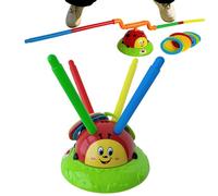 Zestivra Jump Musical N Toss - Jeu de Lancement sur Le thème de la Interactive | Jouet sonore coloré avec Anneau d'action, activité Amusante pour Les divertissements en Plein air intérieurs pour enf