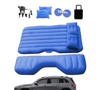 Zestivra Lit Gonflable de Voiture - Gonflable pour siège arrière, Coussin de Couchage SUV | Double Couche Portable avec Pompe à air électrique de Couchage Confortable avec côtés