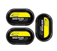 Zestivra Lot de 3 éponges de polissage pour chaussures - Brosse de