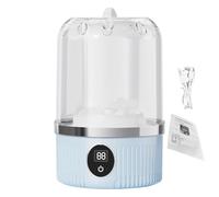 Zestivra Machine À Laver de Voyage | Mini Lave-linge Compact - Économie d'Énergie, 3 Programmes de Lavage, Idéal pour Sous-Vêtements, Chaussettes et Vêtements de Bébé en Voyage