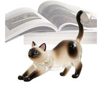 Zestivra Organiseur transparent en forme de chat - Boîte de conservation pour chaton, mini récipient de mémoire, pendentif décoratif à suspendre | Accent de pièce pour les amoureux des animaux de