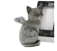 Zestivra Ornement commémoratif pour animal de compagnie - Petite statue de jardin, intérieur et extérieur, commémoration pour chat | Figurine décorative pour se souvenir des animaux décédés à la