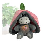 Zestivra Plüsch avec Une bouffée de Jouet câlin apaisant des Fruits, Jouet en Peluche avec Motif de Dessin animé | Lumières de Mouvement, bruits de Musique apaisants, développement sensoriel de la PE