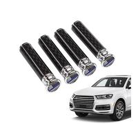 Zestivra Poignées de Verrouillage de Porte pour Véhicules,Cache-goupille décoratif sécurité fibre carbone | Poignées Verrou Auto 3,7 x 1,0 cm | Pour conducteurs et conductrices, SUV, camping-cars,