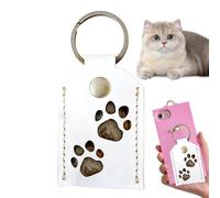 Zestivra Porte-clés en Fourrure Keepsake - Pendentif pour Cheveux, Moteur commémoratif | de mémoire Miniature - Breloque mémoire personnalisée avec Pierre Photo pour Tenir Les Poils de Chatons ou de