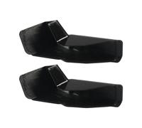 Zestivra Répartiteur de pluie pour toit de remorque - Guide d'évacuation des deux côtés, fixation de canal météorologique, système de conduite d'eau extérieur, protection de toit | Paire de gouttières