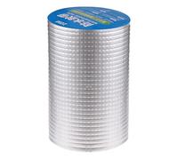 Zestivra Ruban pare-vapeur, ruban de plomberie pour fuites - Ruban adhésif pour tuyau à forte liaison imperméable | Scellant de toit en feuille d'aluminium résistant aux températures, bouclier