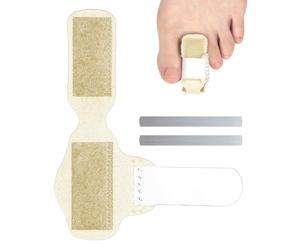 Zestivra Sangle d'orteil,Redresseur d'orteils respirant pour orteils tordus - Enveloppements d'orteils portables, attelle d'orteil cassée rembourrée pour l'alignement des orteils, bouclés