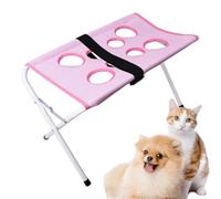 Zestivra Station de lavage pour chien et chat - Siège suspendu multifonction - Aide confortable pour les griffes, les dents des griffes, les oreilles et les yeux - Accessoire pour chiot pour le