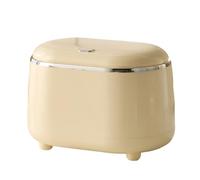 Zestivra Table Top Trash Can - Mini Bin Organizer, Desktop Waste Container | Push Lid Garbage Holder for Car, Bedside Table, Home Corners, Light Luxury Style for Compact Areas, Use