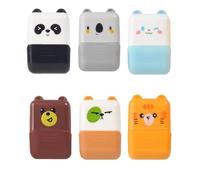 Zestivra Tampon à Dessin d'animaux - Kit d'activité éducative pour - Jouet d'art créatif - Kit de Peinture de Dessin animé éducatif - Tampon Animal de Dessin animé pour Le développement éducatif