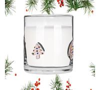Zestivra Tasses À Café Noël,Tasse Café Verre avec Design Sapin de Noël | Tasse Réutilisable pour Boissons Voyage Hiver Amis,Fêtes de Fin d'Année et Moments Conviviaux