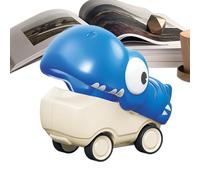 Zestivra Voiture à Friction et à Inertie - Véhicule Cartoon Résistant À l'usure,Voiture de Course Animaux pour,pour Maison, Anniversaire, École, Vacances et