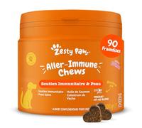 Zesty Paws Allergies et Immunité - Soutien système immunitaire et Peau - Complément pour Chien sous Forme de friandise - Anti-Démangeaisons pour Chien - Huile de Saumon et Oméga 3-90 Unités