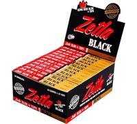 Zetla Papiers Roulants Noir + Filtre Mince - Papier Cigarette 26 Livret 33 Feuilles