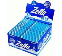 Zetla Rolling Paper Blue - King Size XL Affichage 50 Livrets / 33 Feuilles (125 x 54 mm)
